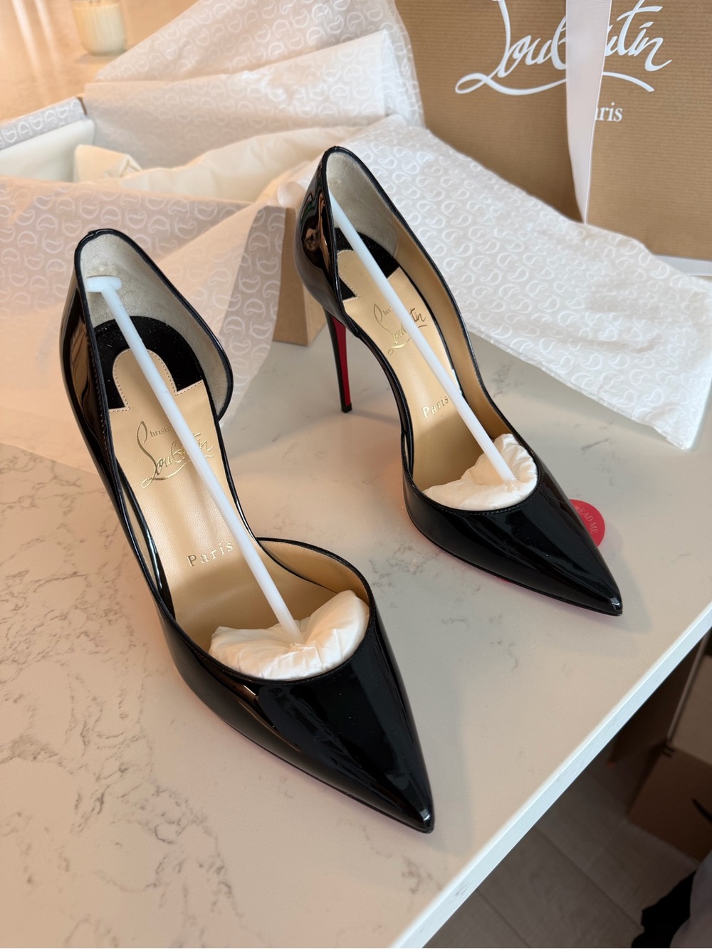 Christian Louboutin - Iriza
100 mm Pumps - Patent calf leather - Black